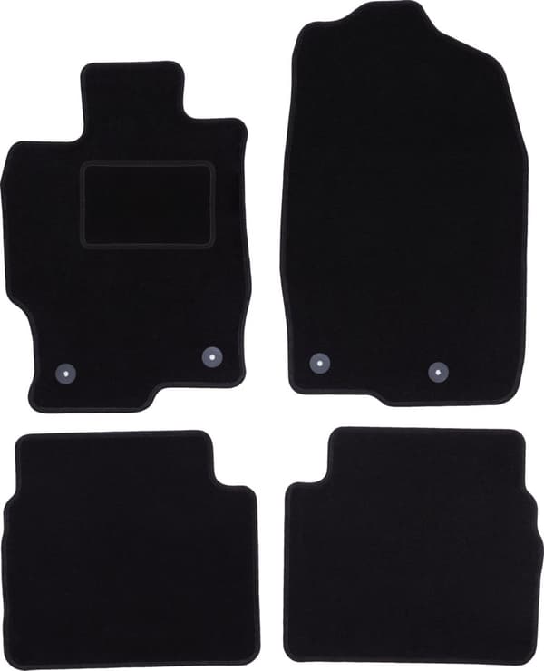 Sorte velourmåtter til: Mazda 6 II GH sedan, stationcar, liftback, hatchback (2007-2012)