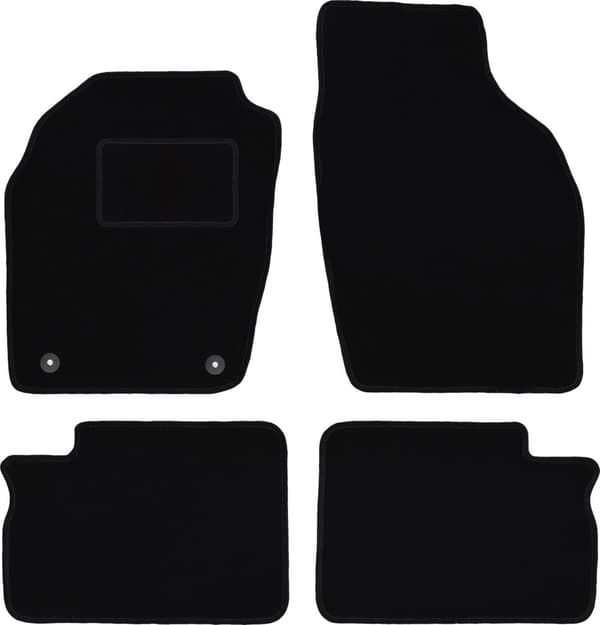 Sorte velourmåtter til: Opel Agila A hatchback (2000-2007)