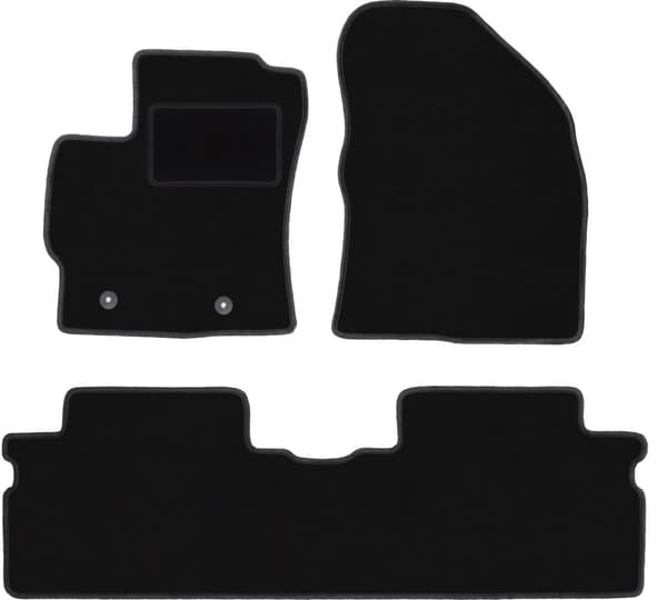 Sorte velourmåtter til: Toyota Verso FL minivan (2013-2019)