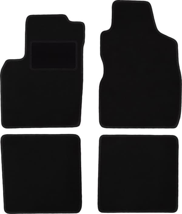 Svarta velourmattor för: Fiat Panda II halvkombi (2002-2010)