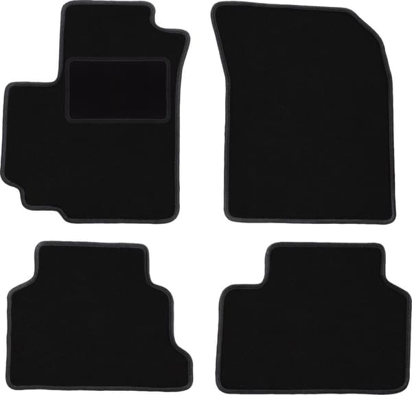 Sorte velourmåtter til: Suzuki Swift V 5D hatchback (2010-2016)