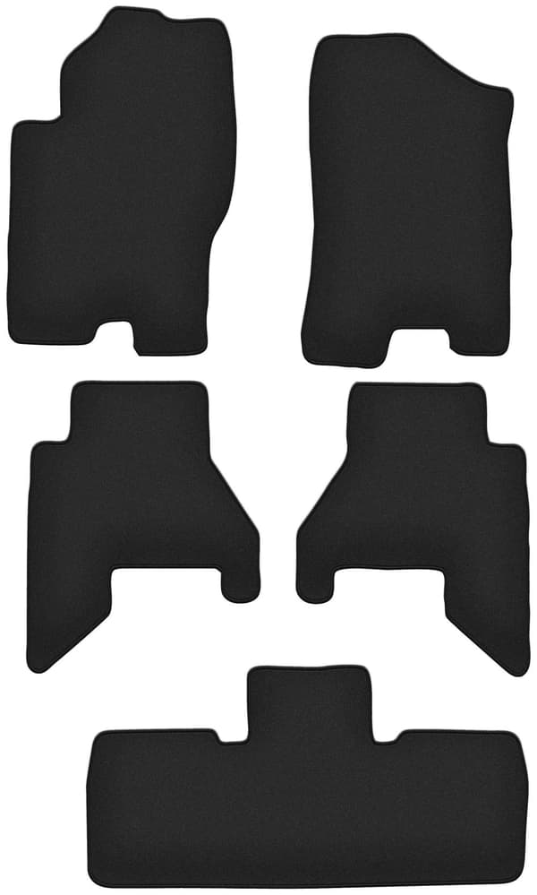 Premium bilmåtter til: Nissan Pathfinder 7os (før facelift) (2005-2010)