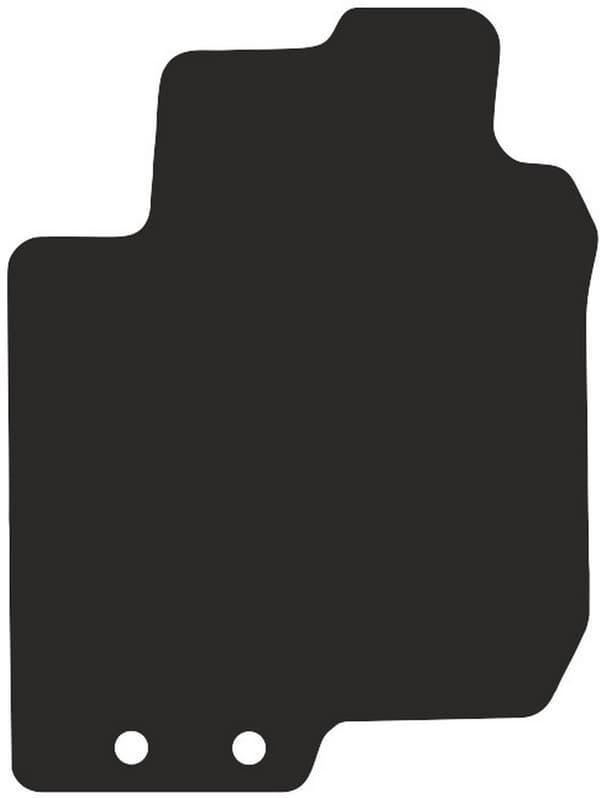 polyamid førermåtte til: Hyundai i30 I hatchback, stationcar, CW 2007-2012 gummieret førermåtte