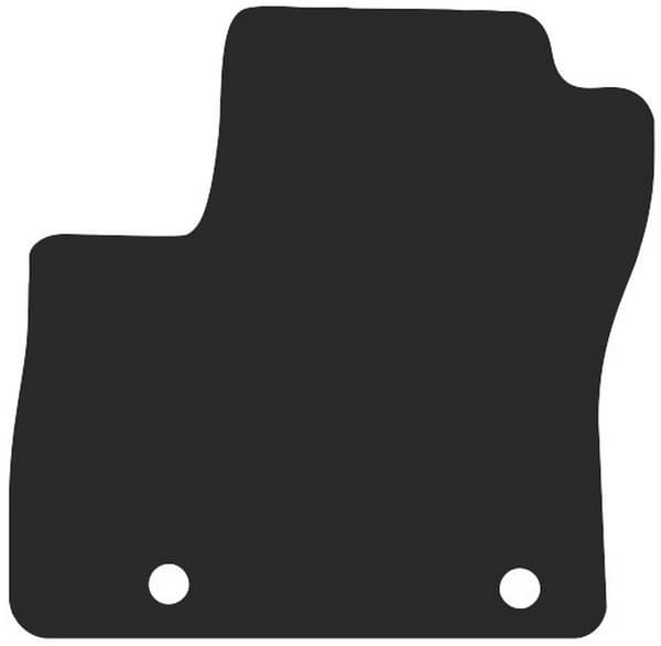 polyamidi kuljettajan matto: Ford Kuga MK1 SUV 2008-2011 kumitettu kuljettajan matto
