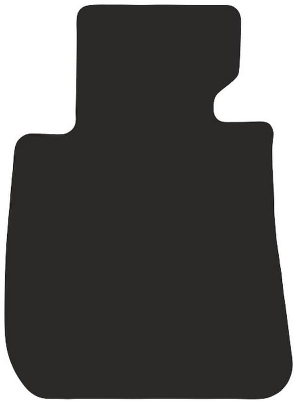 polyamid førermåtte til: BMW 3 E90 sedan 2004-2011 gummibelagt førermåtte