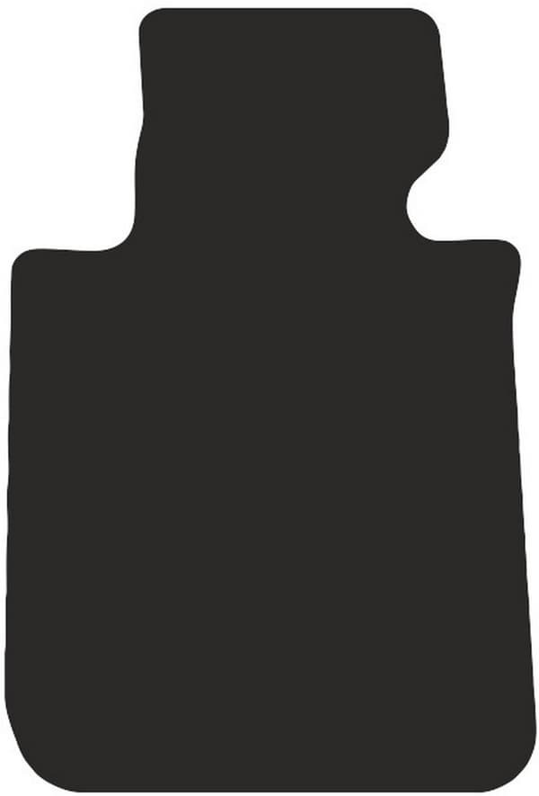 polyamid førermåtte til: BMW 1 E82 coupe 2004-2011 gummibelagt førermåtte