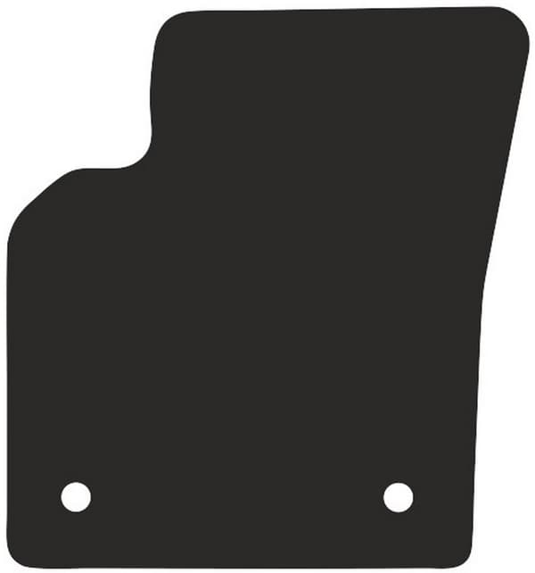 polyamid förarmatta för: Volvo C30 halvkombi 2006-2012 gummerad förarmatta