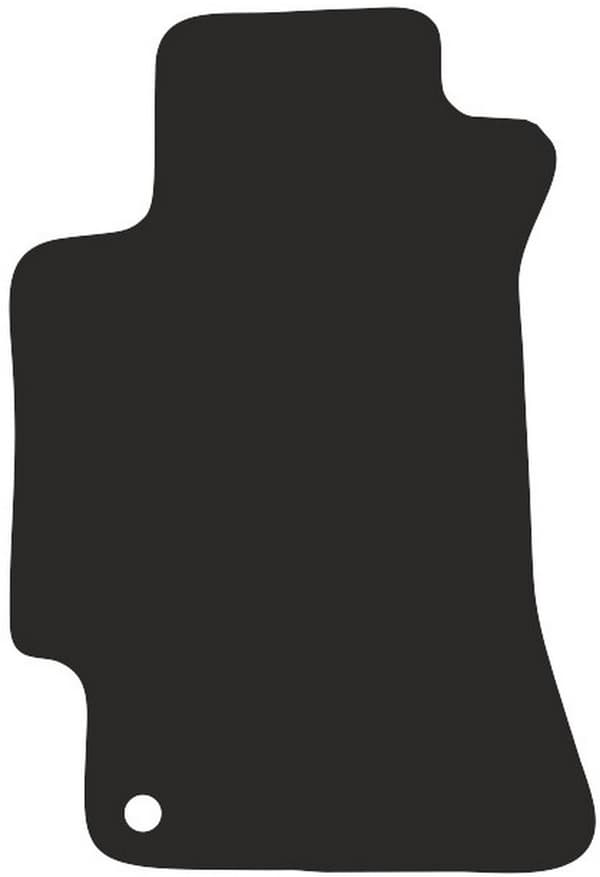 polyamid førermåtte til: Subaru Impreza II GD sedan, stationcar 2000-2007 gummibelagt førermåtte