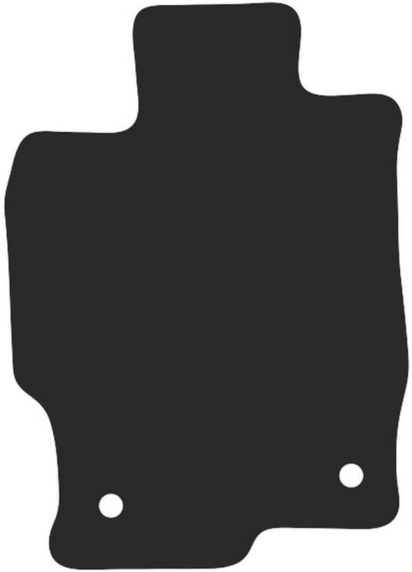 polyamid førermåtte til: Mazda 6 II GH sedan, stationcar, liftback, hatchback 2007-2012 gummibelagt førermåtte