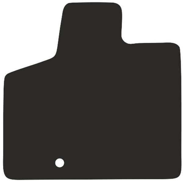 förarmatta i polyamid för: Chrysler Voyager V minivan 2008-2016 gummerad förarmatta