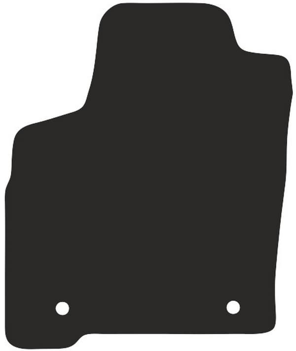 förarmatta i polyamid till: Opel Meriva A minivan 2002-2010 gummerad förarmatta