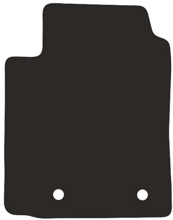 polyamid förarmatta för: Toyota Yaris I 5-dörrars 1999-2005 gummerad förarmatta