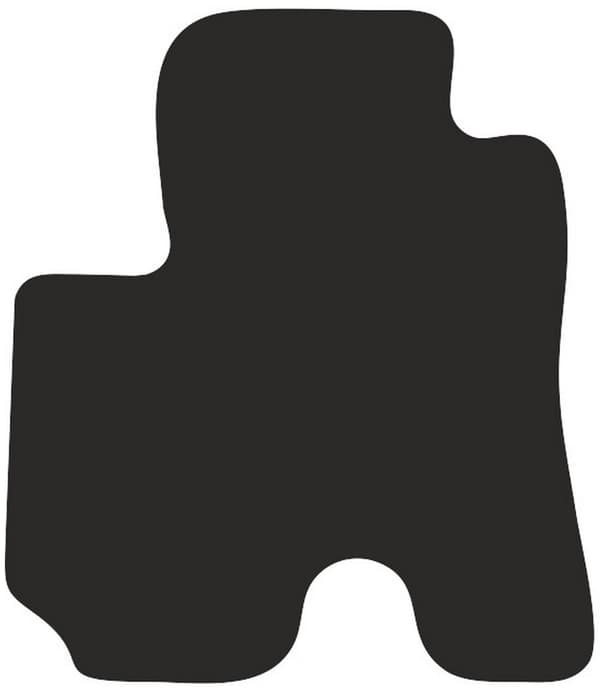 polyamid førermåtte til: Toyota RAV4 II FL 5-dørs 2003-2005 gummieret førermåtte