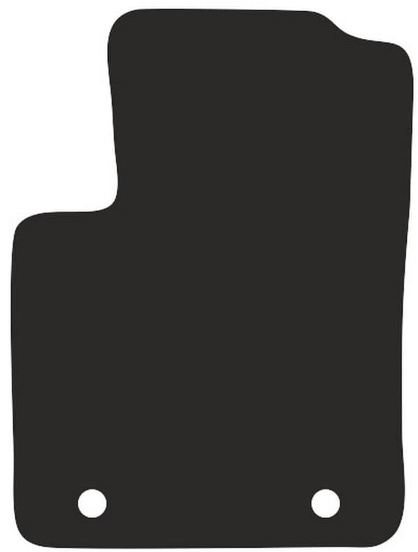 polyamid førermåtte til: Ford Ka MK2 hatchback 2008-2012 gummibelagt førermåtte
