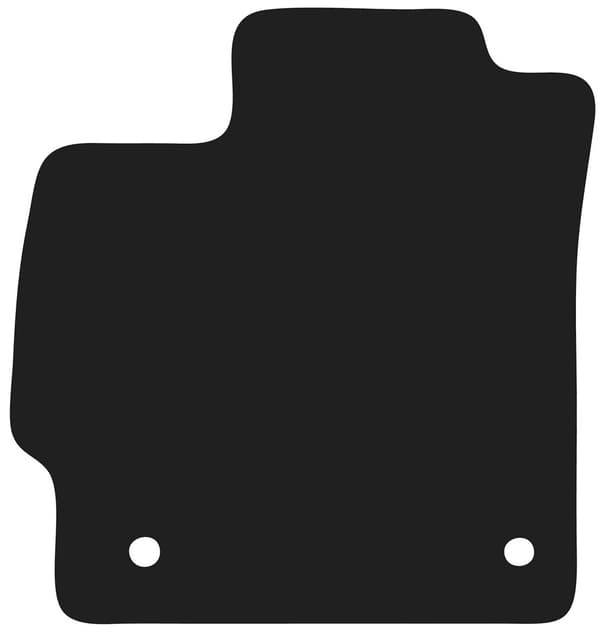 polyamid førermåtte til: Toyota Prius III XW30 hatchback 2011-2015 gummibelagt førermåtte