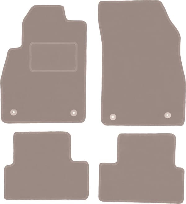 Beige velourmåtter til: Opel Cascada cabrio (2012-)