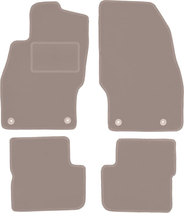 Beige velourmattor för: Opel Corsa D halvkombi (2006-2015)