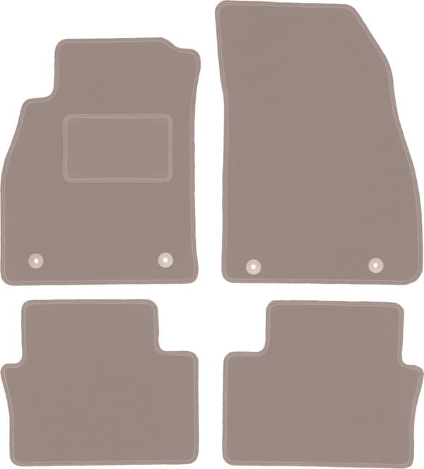 Beige velourmåtter til: Chevrolet Malibu V stationcar, liftback, sedan (2011-2015)