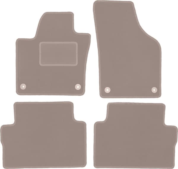 Beige velourmåtter til: Seat Alhambra II minivan (2010-2018)