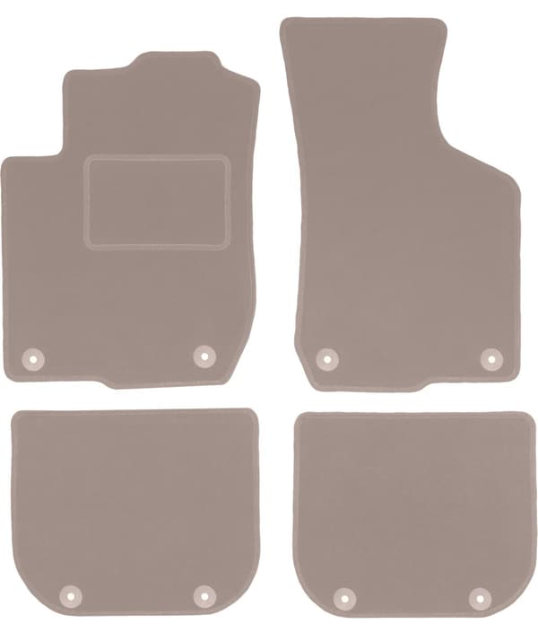 Beige velourmåtter til: Audi A3 8L hatchback (1996-2001)