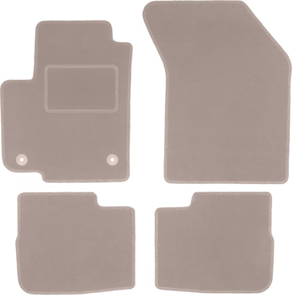 Beige velourmåtter til: Fiat Sedici hatchback (2006-2014)