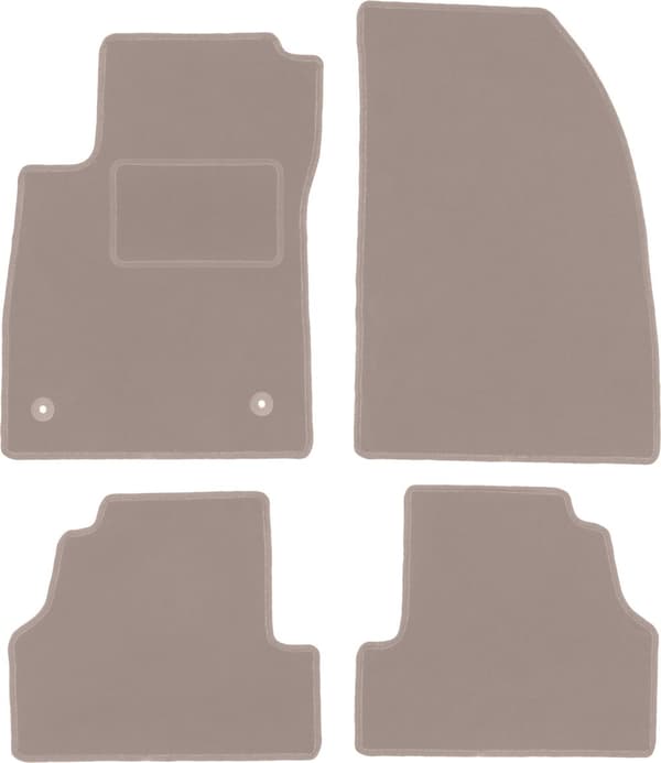 Beige velourmattor för: Chevrolet Trax crossover (2013-)