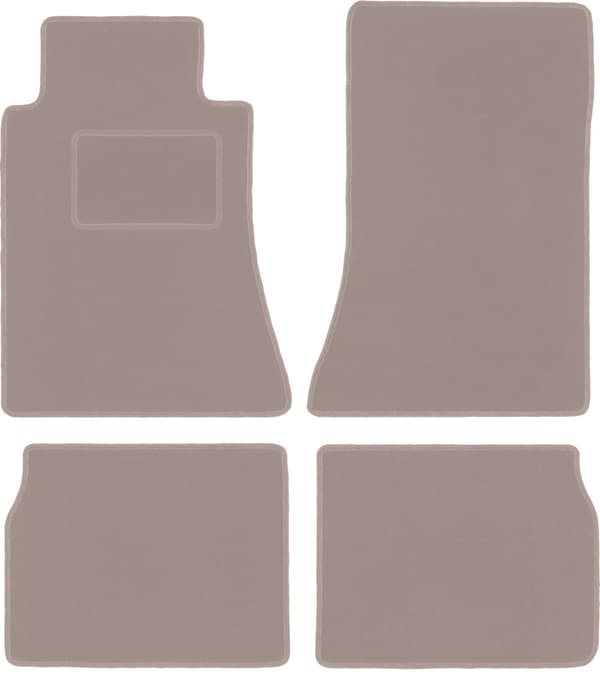 Beige velourmattor för: Mercedes C 190 W201 sedan (1982-1993)