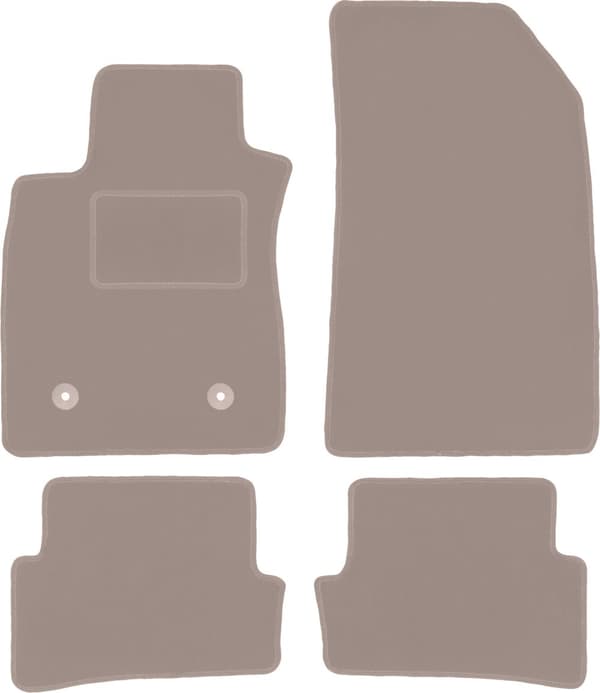 Beige velourmattor för: Renault Clio III grandtour, kombi, halvkombi (2005-2012)