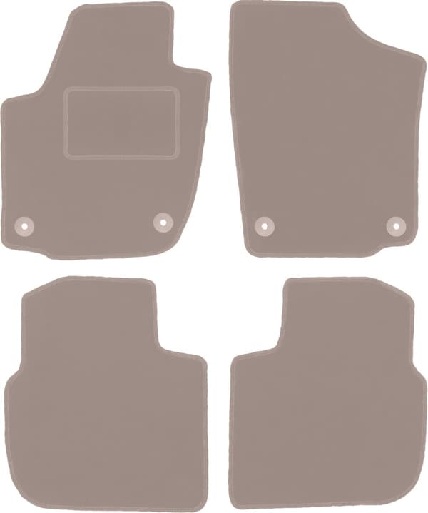 Beige velourmattor för: Seat Toledo IV sedan (2012-)