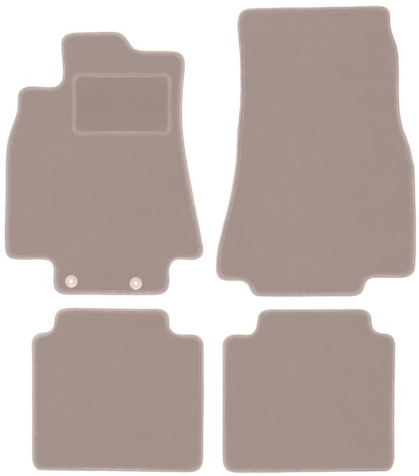Beige velourmåtter til: Mercedes B-klasse W245 hatchback (2005-2011)
