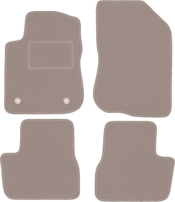 Beige velourmåtter til: Peugeot 2008 I crossover (2013-2019)