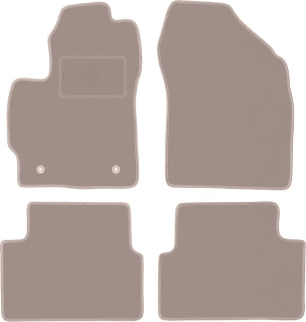 Beige velourmåtter til: Toyota Auris I hatchback (2007-2012)