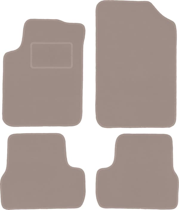 Beige velourmattor för: Citroen C3 I halvkombi (2002-2009)
