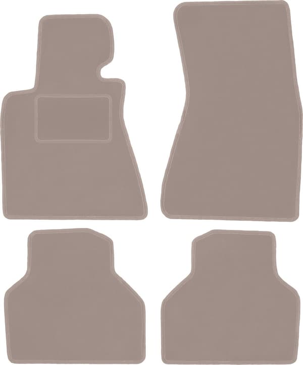 Beige velourmattor för: BMW 7 E65 sedan (2001-2008)