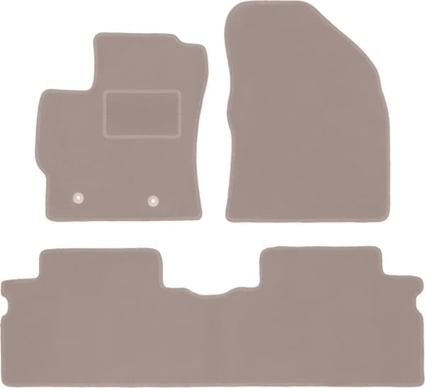Beige velourmåtter til: Toyota Auris I hatchback (2006-2013)