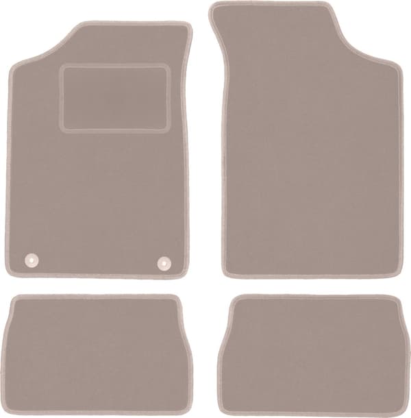 Beige velourmåtter til: Peugeot 106 hatchback (1991-2003)