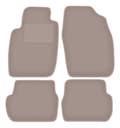 Miniatyrbild 1 av 11: Beige velourmattor för: Toyota Starlet P9 halvkombi (1996-1999)