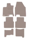 Pikkukuva 1 / 11: Beiget veluurimatot: Nissan Qashqai +2 crossover (2008-2013)
