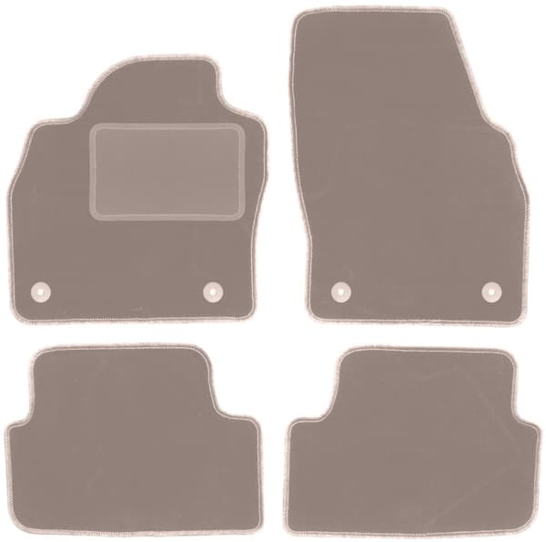 Beige velourmattor för: Audi A1 II (GB) halvkombi (2018-)