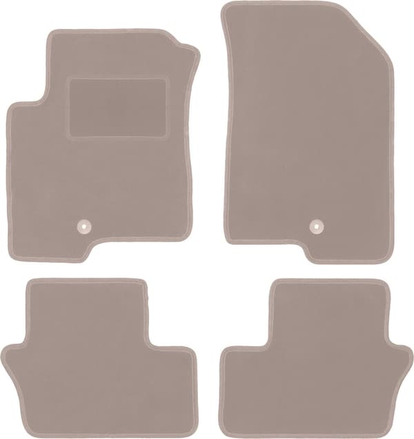 Beige velourmåtter til: Dodge Caliber hatchback (2006-2011)