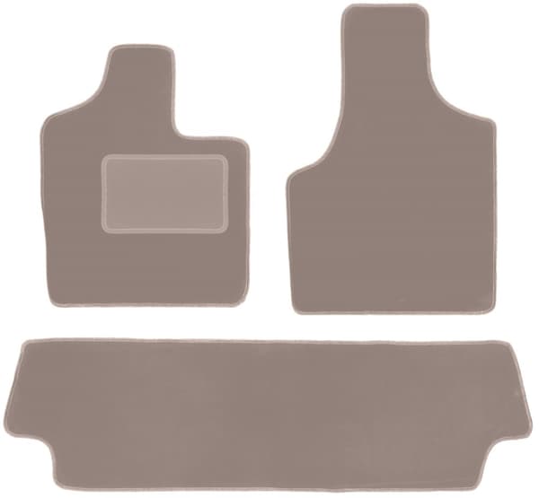 Beige velourmattor för: Chrysler Grand Voyager III minivan (2000-2008)