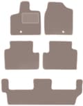 Miniatyrbillede 1 af 11: Beige velourmåtter til: Chrysler Grand Voyager V 7 personer (2008-2016)