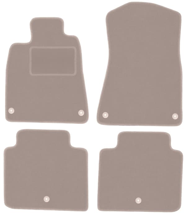 Beige velourmattor för: Lexus GS III sedan (2005-2012)
