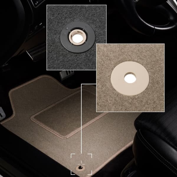 Beige velour matot: DS. DS3 Crossback crossover (2018-)