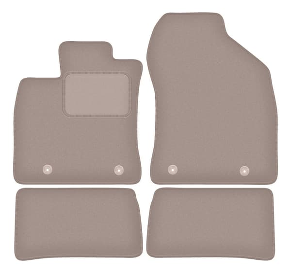 Beige velourmåtter til: Lexus CT 200H hatchback (2010-2020)