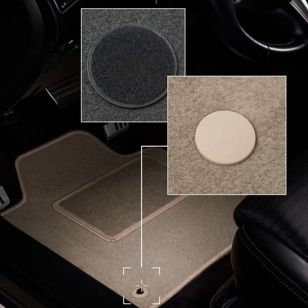 Beige velourmåtter til: BMW 5 F11 stationcar (touring)(VELCROS) (2010-2013)