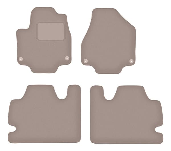 Beige velourmåtter til: Chrysler Pacifica II hybrid (2017-)