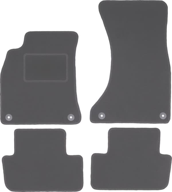 Grafit bilmattor för: Audi A4 B8 sedan, kombi, avant, allroad (2007-2015)