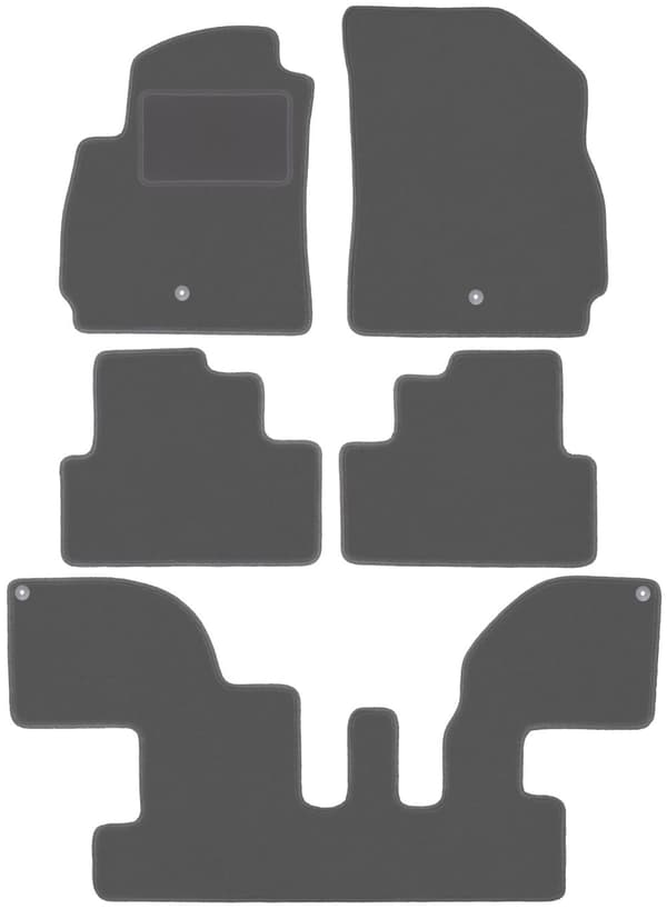 Grafiittiset auton matot: Chevrolet Orlando I tila-auto (2010-2018)