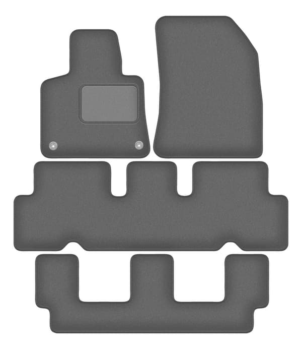 Grafit bilmåtter til: Citroen C4 Grand Spacetourer 7-personers (2013-2021)